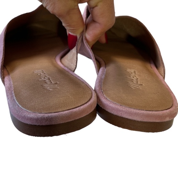 Madewell Remi Dusty pink suede Slip Mule size 8.5 - Picture 5 of 8